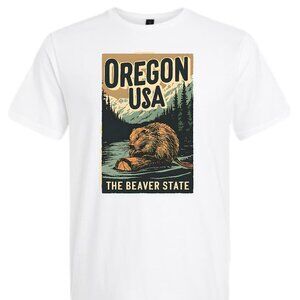 Oregon USA The Beaver State Short Sleeve T-Shirt